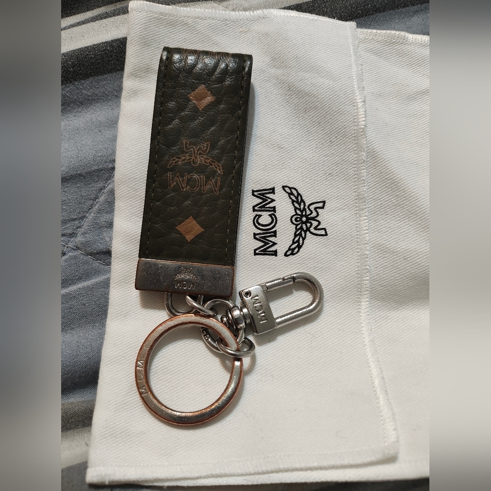MCM Key Ring in Visetos